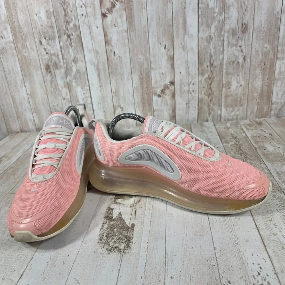 Nike Air Max 720 Pink Silver Womens Running Shoes AR9293-603 Size 10
